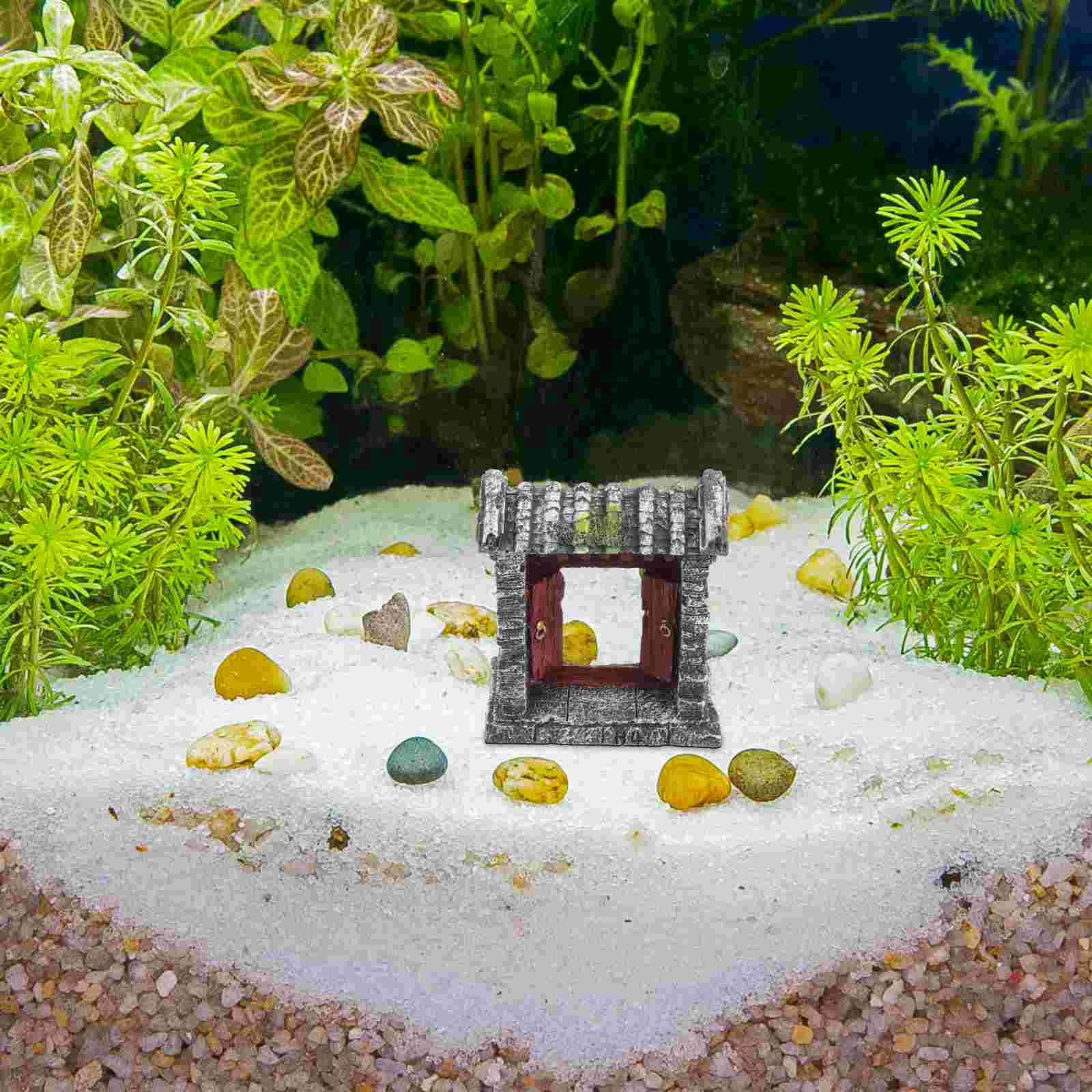 

Gate Craft Aquarium Decor Resin Crafts Underwater Statue Landscaping Decoration Fish Tank