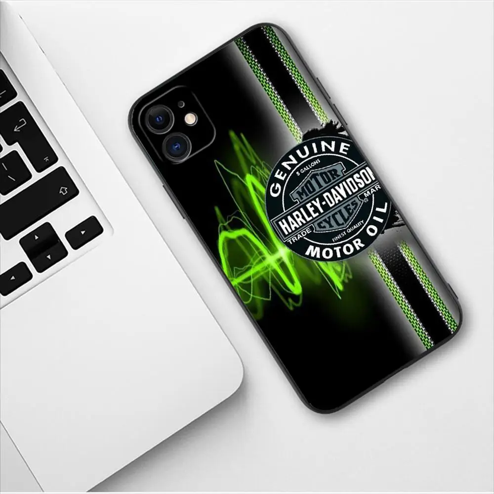 Motorcycle Harleys Davidsons Phone Case For Apple IPhone 13 12 11 14 Pro Max Mini SE XR X XS  Max 6 6S 8 7 plus Fashion Covers