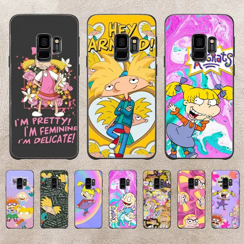 

Hey Arnolds Cartoon Phone Case For Samsung Galaxy A51 A50 A71 A21s A31 A41 A10 A20 A70 A30 A22 A02s A13 A53 5G Cover Coque