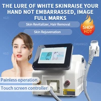 2022 newest 3 waves 808nm 755nm 1064nm diode hair removal laser lcd screen handle to zouxiu beauty salonhome ce