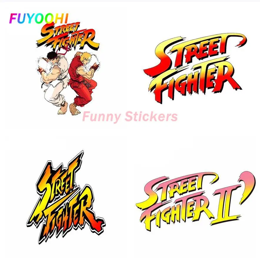 FUYOOHI Play Stickers for Street Tournament King of Fighters Funny Car Decal DIY Occlusion Scratch Waterproof PVC Car Stickers