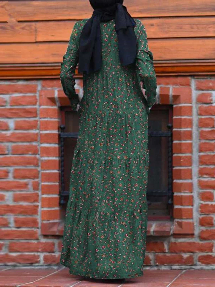 Осеннее марокканское мусульманское платье женские кафтаны Абая 2021 льняные