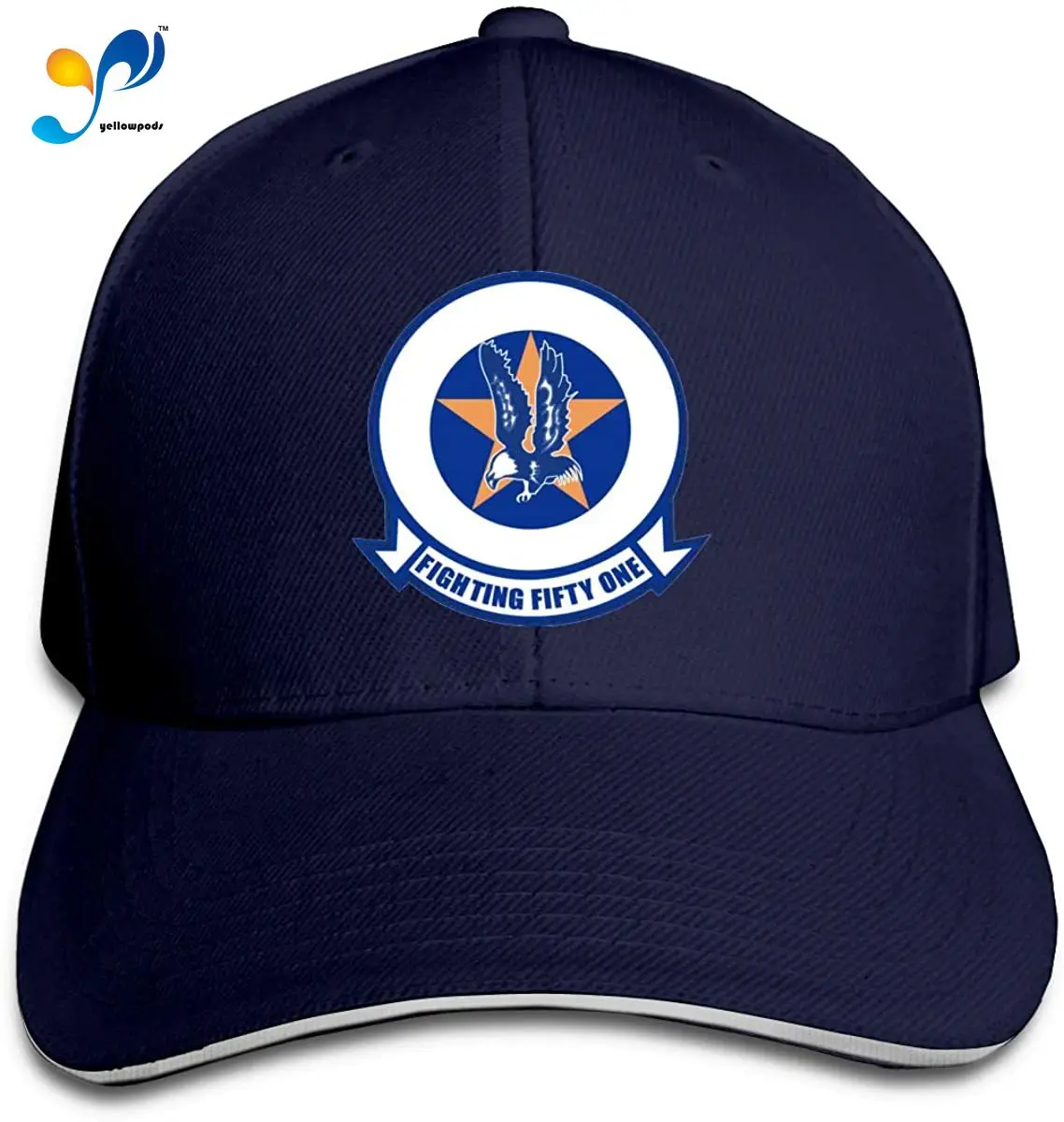 

51 'Screaming Eagles' Patch Men Cotton Classic Baseball Cap Adjustable Size