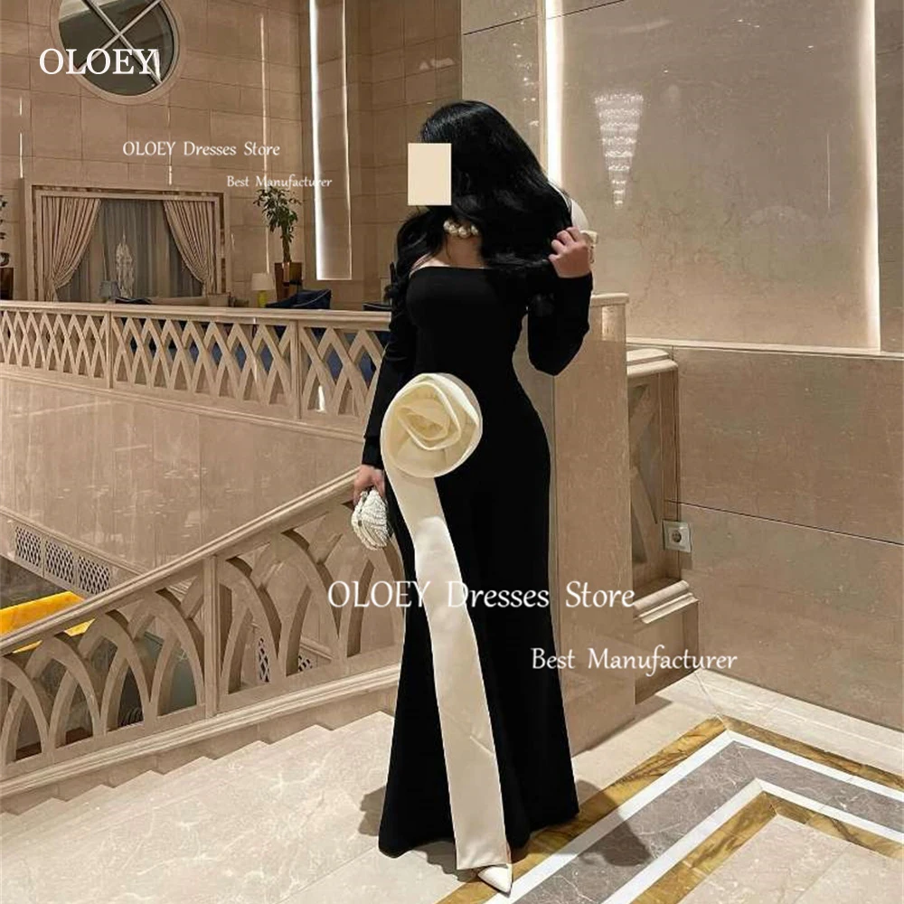 Женское вечернее платье-русалка в пол с 3D цветами