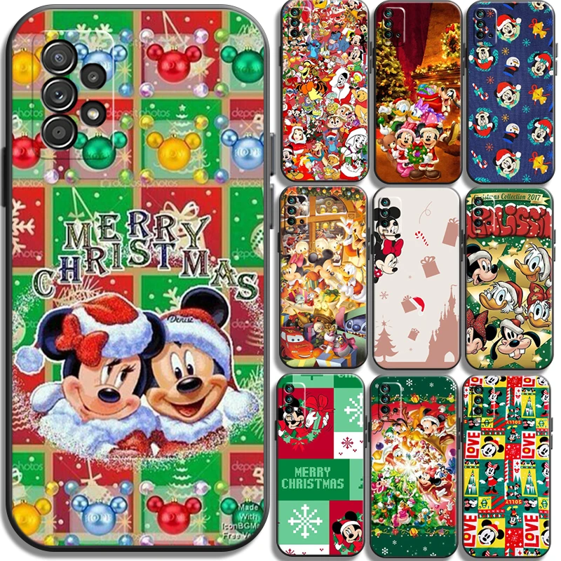 

Disney Christmas Phone Cases For Xiaomi Redmi Note 9 Pro 5G 10 10S 10 Pro POCO F3 GT X3 GT M3 Back Cover Coque Carcasa Soft TPU