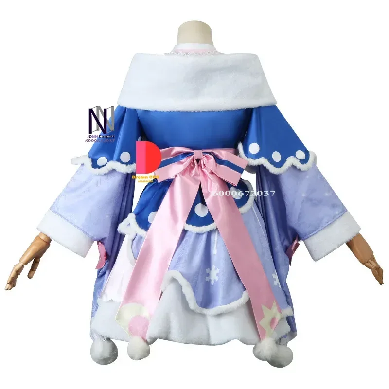 Костюмы для косплея Snow Mikuu милое платье парики шляпа головные уборы приятное