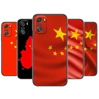chinese flag for xiaomi redmi note 10s 10 9t 9s 9 8t 8 7s 7 6 5a 5 pro max soft black phone case