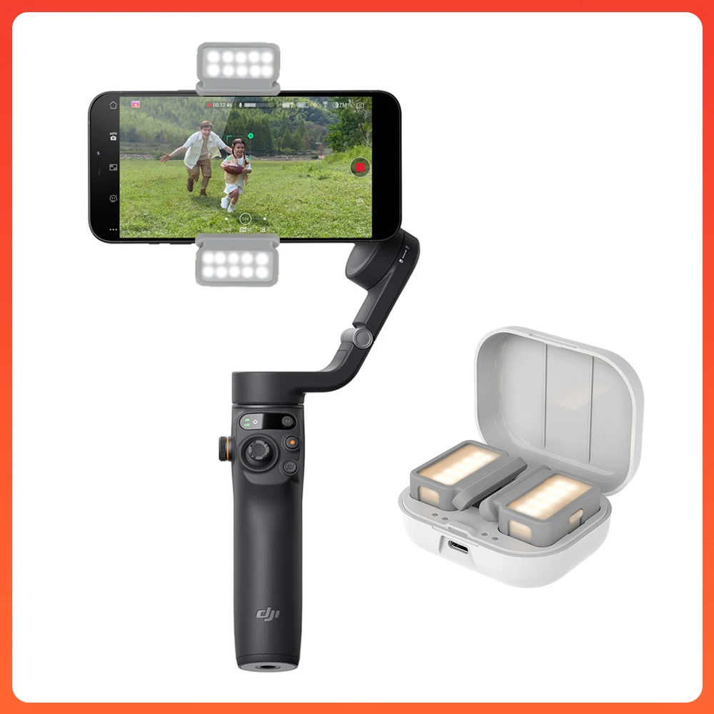 

Fill Light Phone Clamp for DJI OM 5/6/SE Adjustable Brightness Color Temperature Osmo Mobile 6 Gimbal Light Clamp Accessories