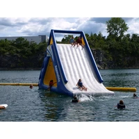 commercial big inflatable floating water park adventures inflatable water park