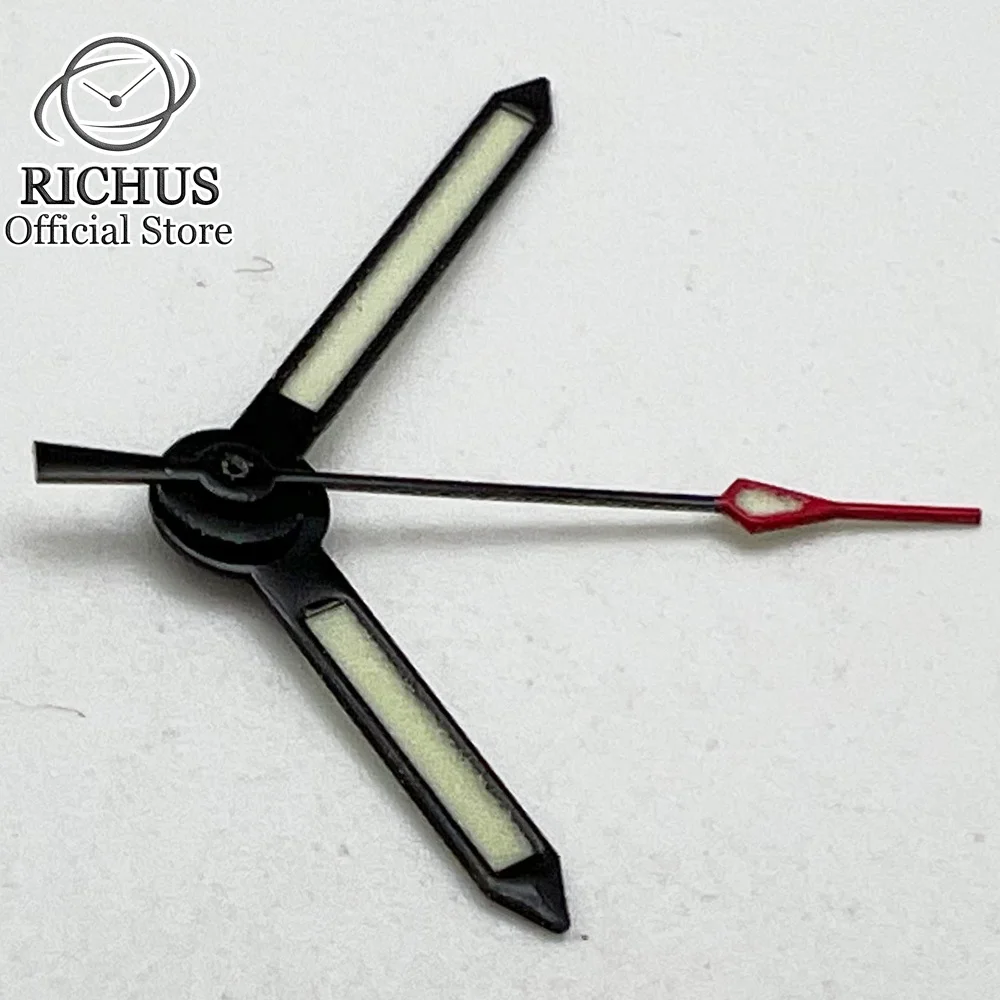 Зеленые светящиеся стрелки для часов NH35 NH36 NH35A NH36A автоматические