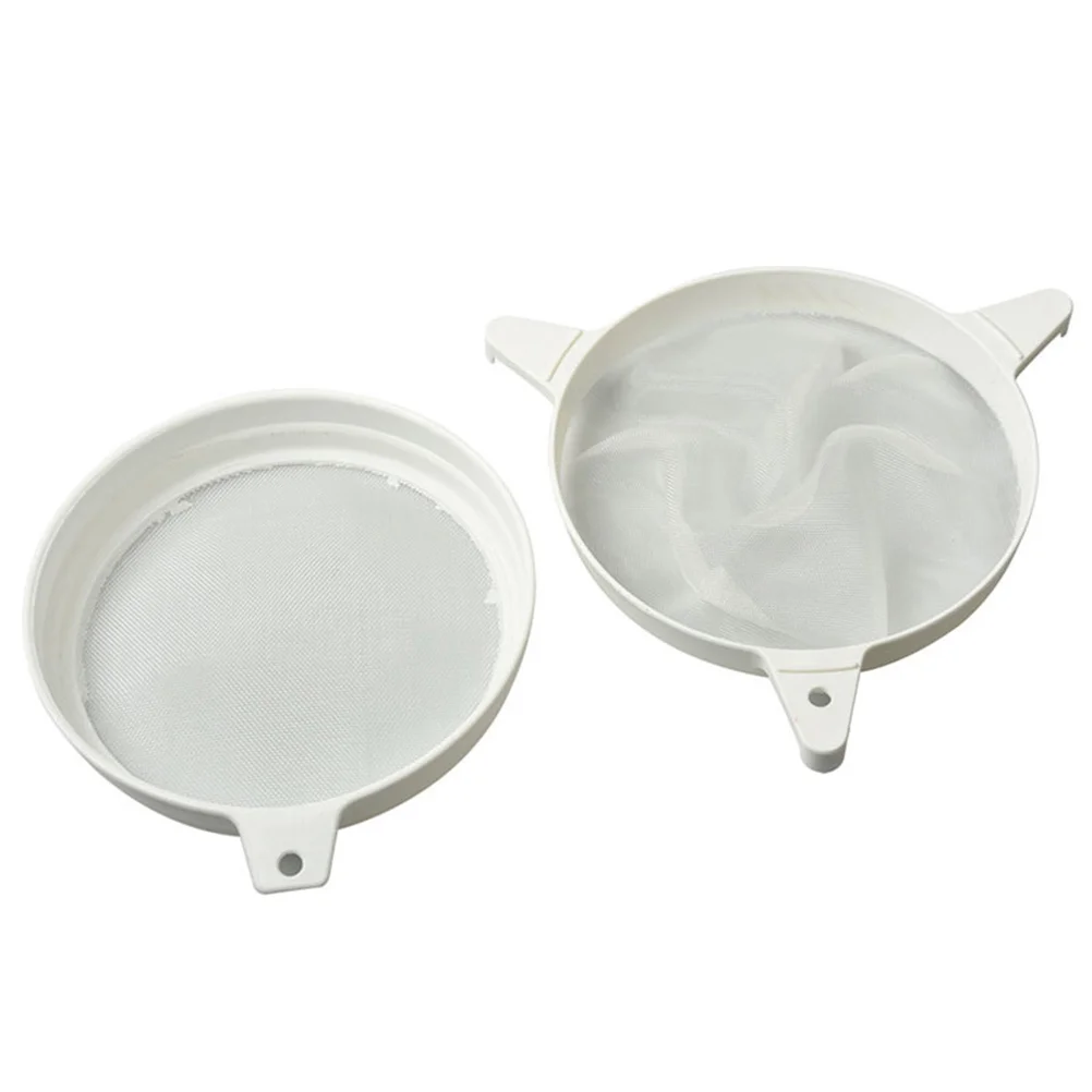 

1PC Beekeeping Tools Double Sieve Plastic Honey Strainer Nylon Honey Filting Mesh Practical Beekeeping Device for Beekeeping