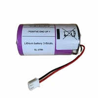 1pce sl 2780 3 6v plc battery with plug