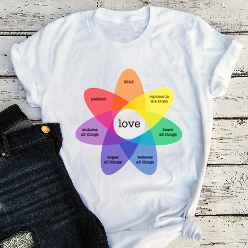 

Diagram of Love Tshirt Women God Women Sexy Tops Plus Fashion Jesus Tee Oversized T Shirt Harajuku Women Clothing Cute