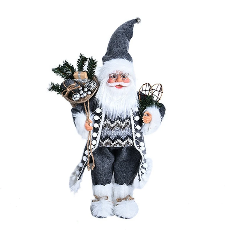 

Big Santa Claus Doll Children Xmas Gift Christmas Tree Decorations for Home New Year Santa Supplies