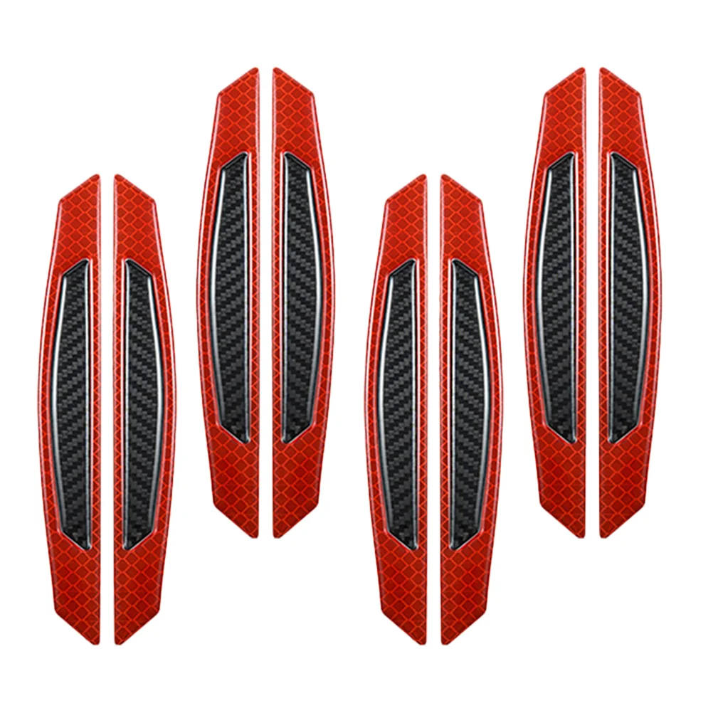 

4pc Car Reflective Sticker Door Open Reflective Warning Stickers Night Visibility Safety Sign Tape For Auto Car Truck