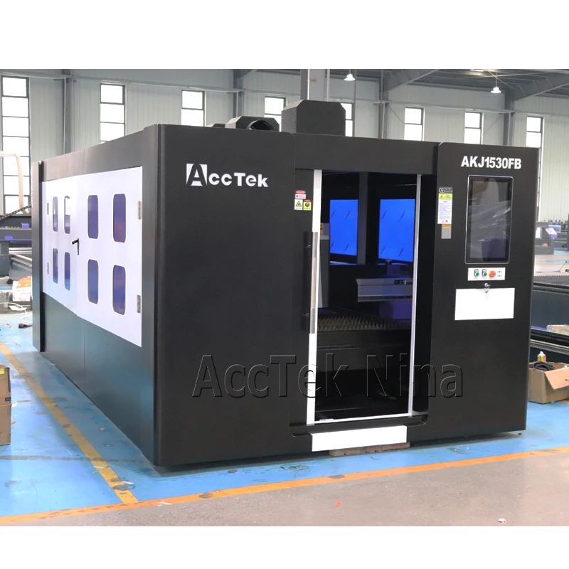 

Fiber Laser Cutting Machine With Full Enclosed Structure With Good Price 2KW/3KW