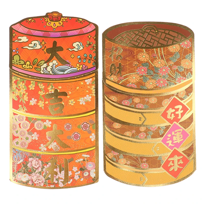 

Милые 3D милые красные пакеты китайский новый год удачи счастье наилучшие пожелания красный пакет праздничные красные конверты