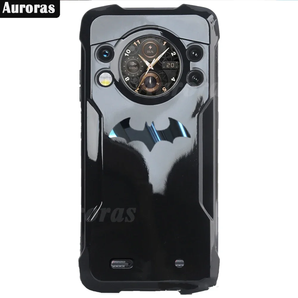 Чехол Skinlee для Cubot KingKong AX с металлическим логотипом матовый силиконовый