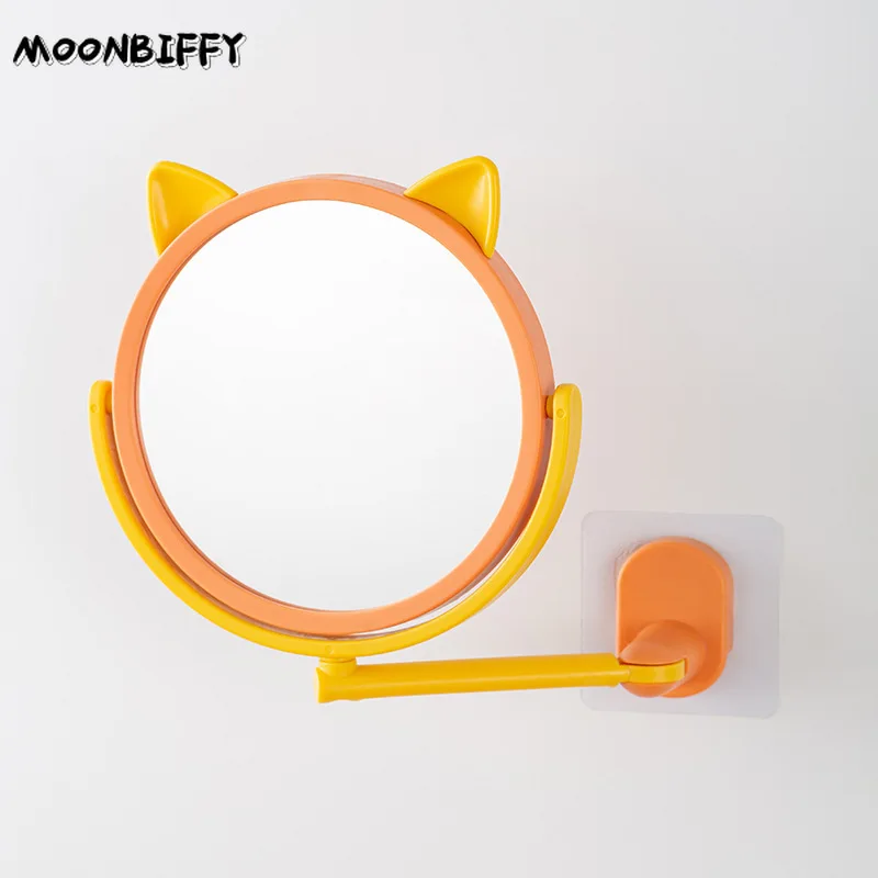 Складное вращающееся зеркало гибкие вращающиеся зеркала для макияжа настенные