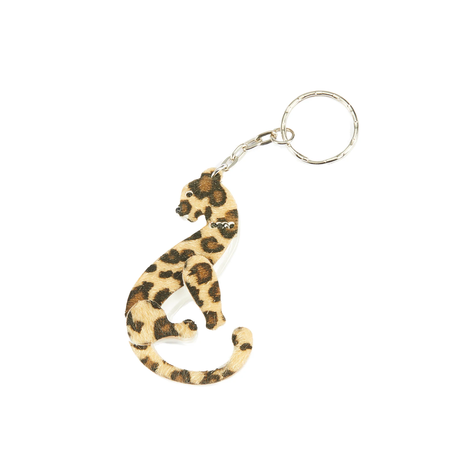 

APSVO Handmade Cute Leopard Keychains Rings for Women Men Gift Car Key Animal Key Chains Charm Anime Key Ring 2022 New Christmas