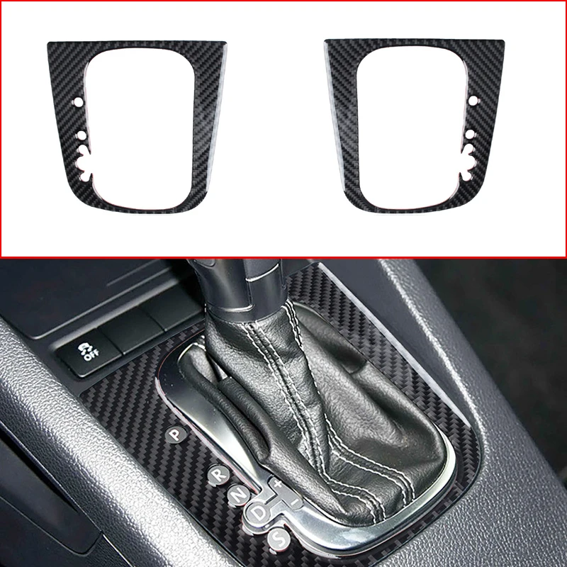 

for Volkswagen Vw Golf 5 Golf 6 SCIROCCO GTI 1pcs Carbon Fiber Car Gear Shift StickerAutomotive Interior Auto Accessories