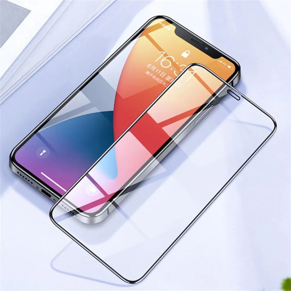 20/50pcs 9D Tempered Glass Screen Protector Film For iPhone 11 12 13 14 Pro Max XS Max XR X 6 7 8 Plus SE 9HD Protective