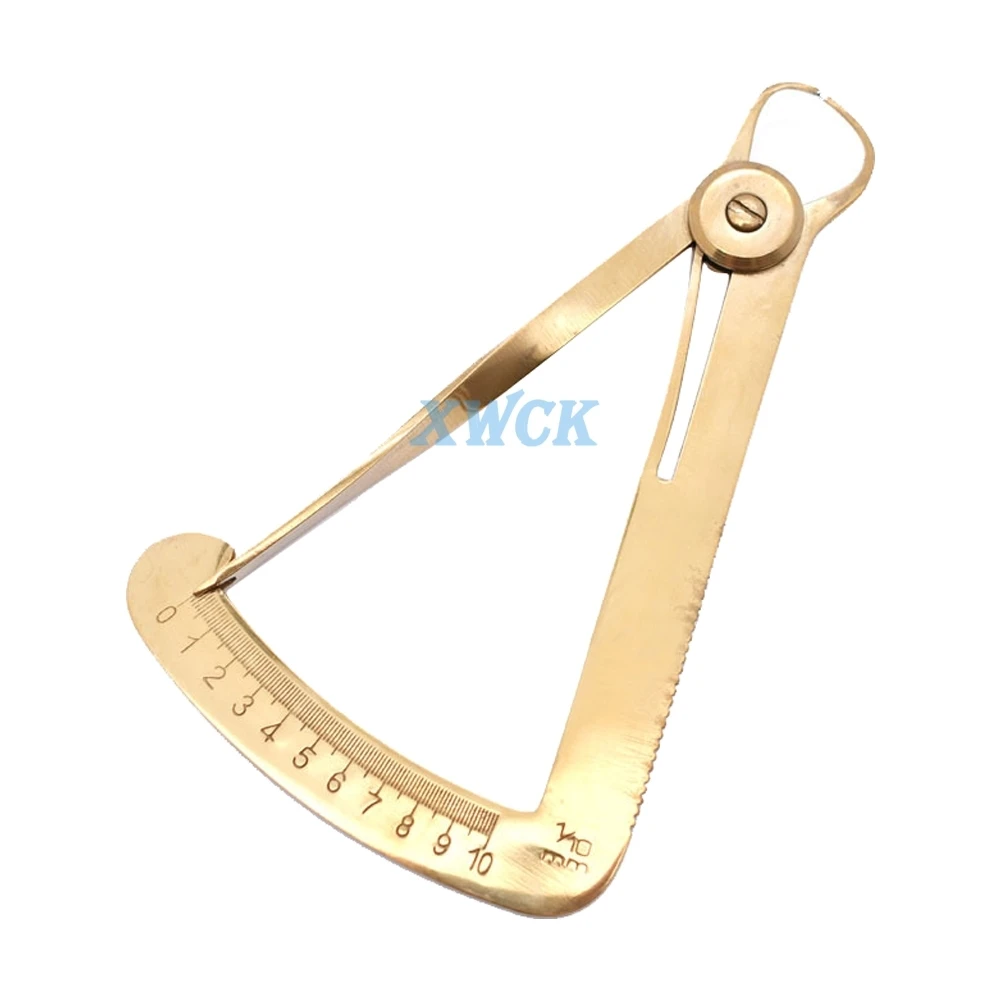 Цветной стоматологический штангенциркуль из нержавеющей стали металлический