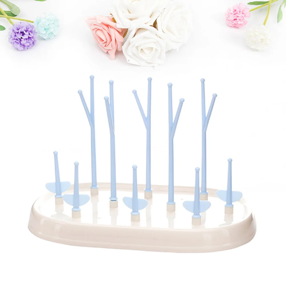 

1Pc Drying Rack Multifunction Detachable Rack Feeding Bottle Drying Stand for Counter Shelf Home Kitchen