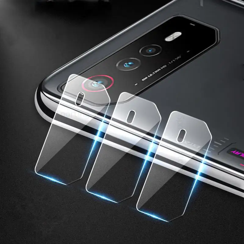 

Tempered Glass Camera Lens Film For Asus ROG Phone 7 Pro HD Transparent Rear Screen Lens Protector For Rog Phone 7 6 Zenfone 9 8