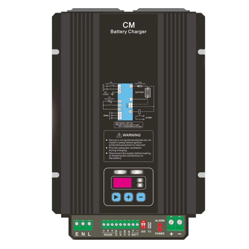 

THINICON diesel generator set marine CM600 battery charger 20A battery floating charge 40A