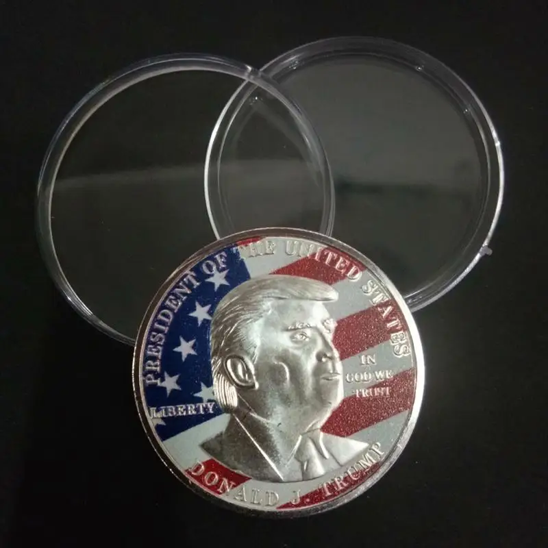 47-я монета президента США Дональд Трамп новая модная памятная с мотивом