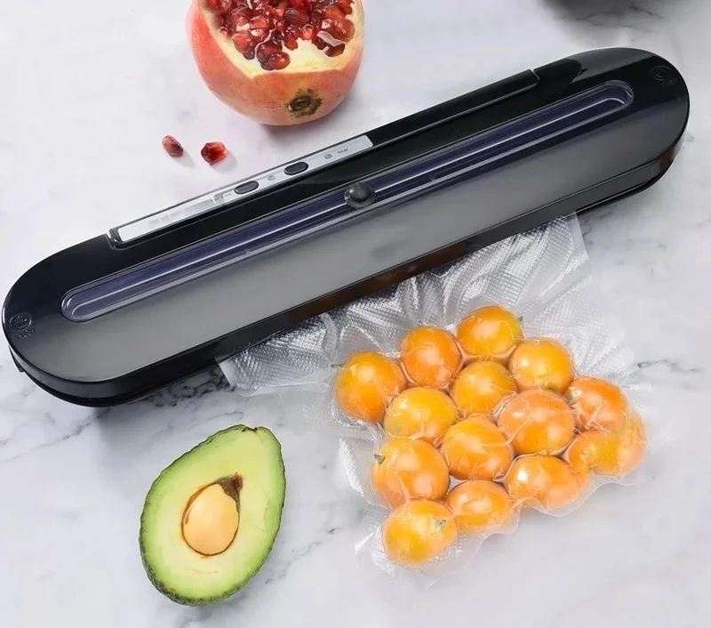 

2022 Food Vacuum Sealer 220V/110V Automatic Commercial Household Food Vacuum Sealer Packaging Machine Include 10Pcs Bags