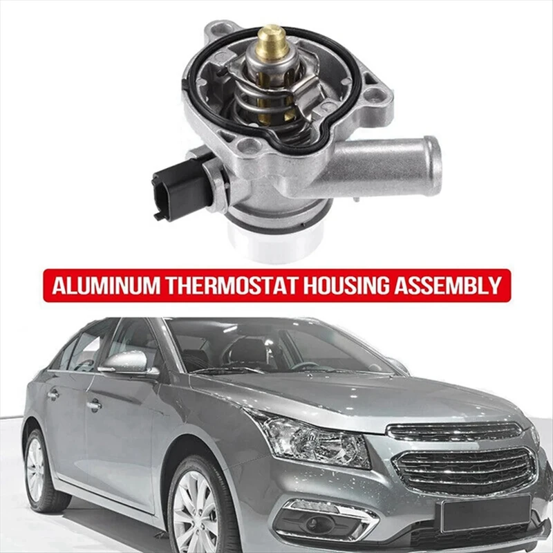 Car Engine Coolant Thermostat 55565336 55593034 For Chevrolet Cruze Sonic Trax Buick Encore 1.4L Opel 2011-2018