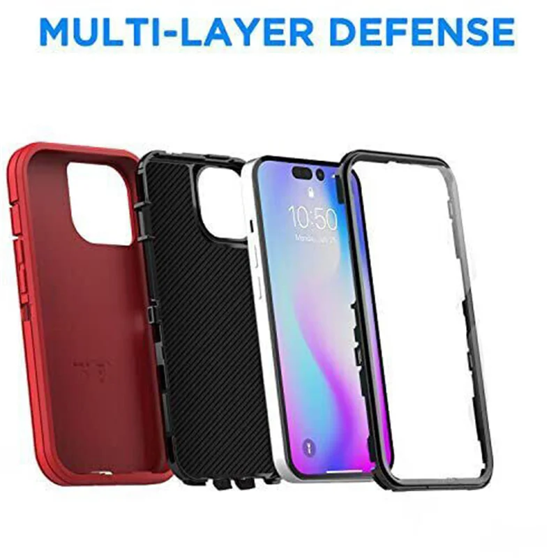 Фото Защитный чехол для iPhone 16 15 14 13 12 11 Pro Max Plus SE2 7 8 6 6s plus X XS MAX XR, бронированный противоударный чехол-Кобура №5