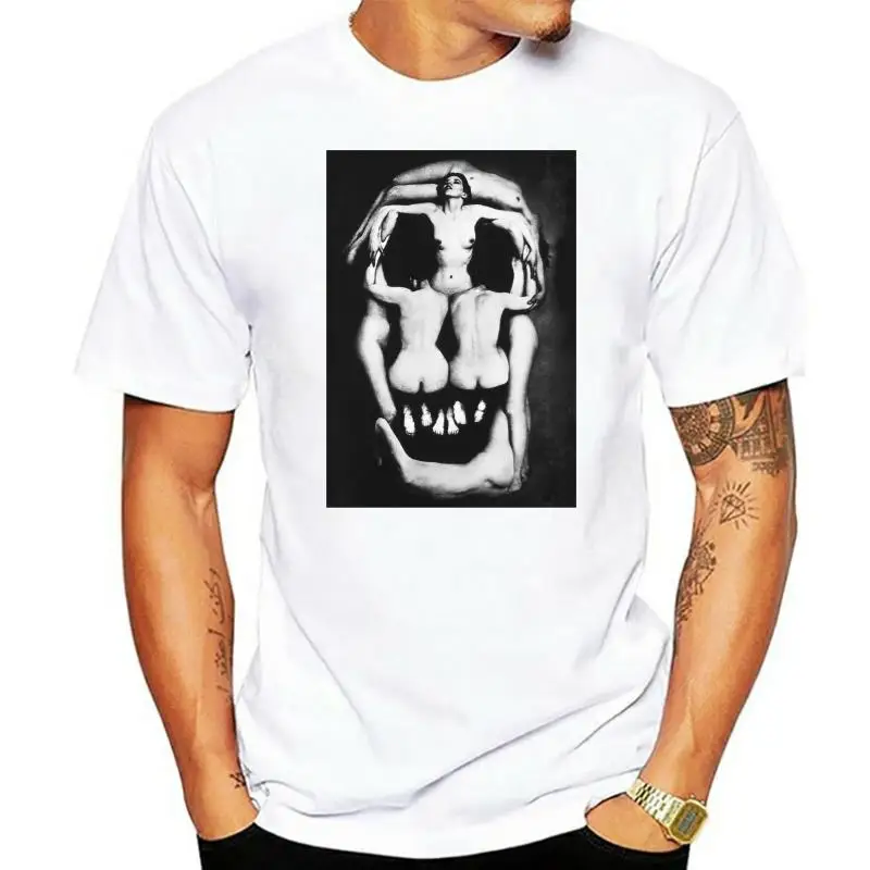 Футболка NWT для мужчин и женщин белая Готическая футболка с коротким рукавом