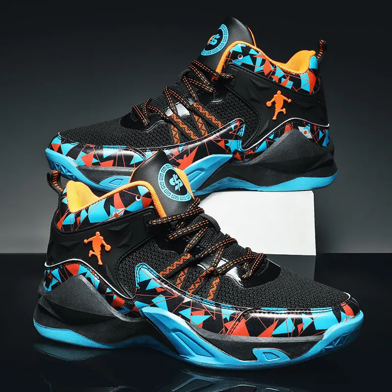 

2022 Fashion Basketball Shoes High Quality Boy Street Sport Shoes Men Trainers Outdoor Comfortable Designer Basketball Sneakers