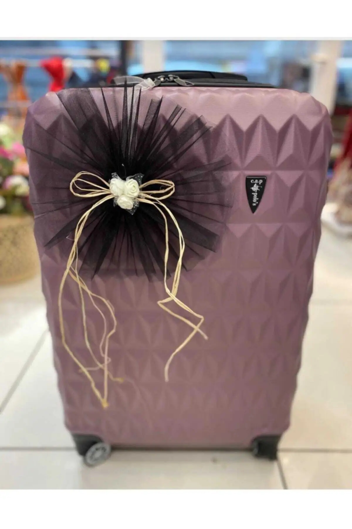 

Black Boha Ornament henna bride veil welon