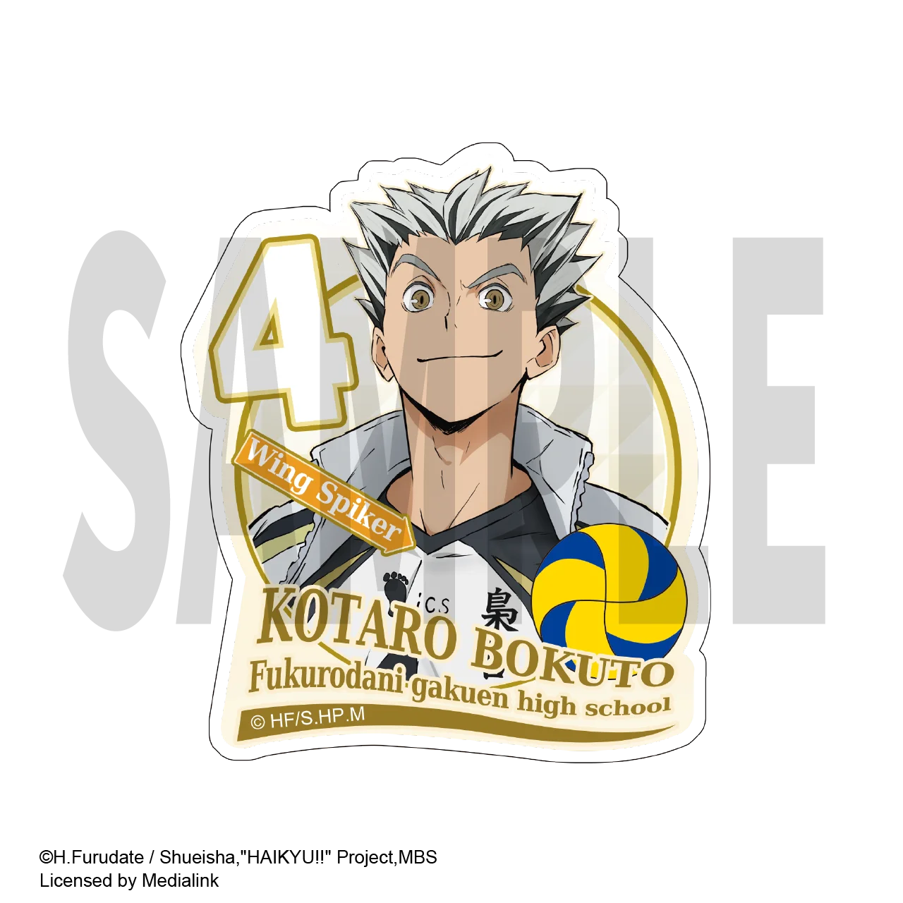 Haikyuu! Двусторонняя акриловая подвеска для косплея Shoyo Hinata Tobio Kageyama Kozume Kenma Tetsurou Kuroo