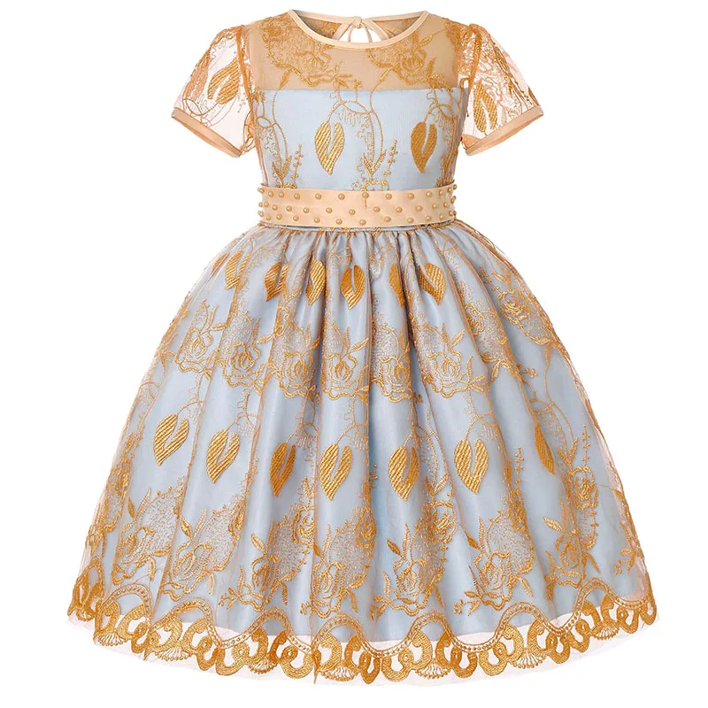 

Summer Baby Girls Lace Flower Princess Party Dress For Brithday Wedding Clothes Kids Christmas Dress Children Girls Clothing