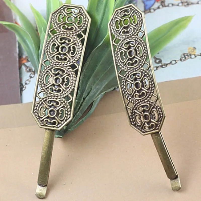 

Retro Vintage Hair Clip Hairpins Hairgrip Summer Hair Accessories For Woman Tiara Headwear A Pair