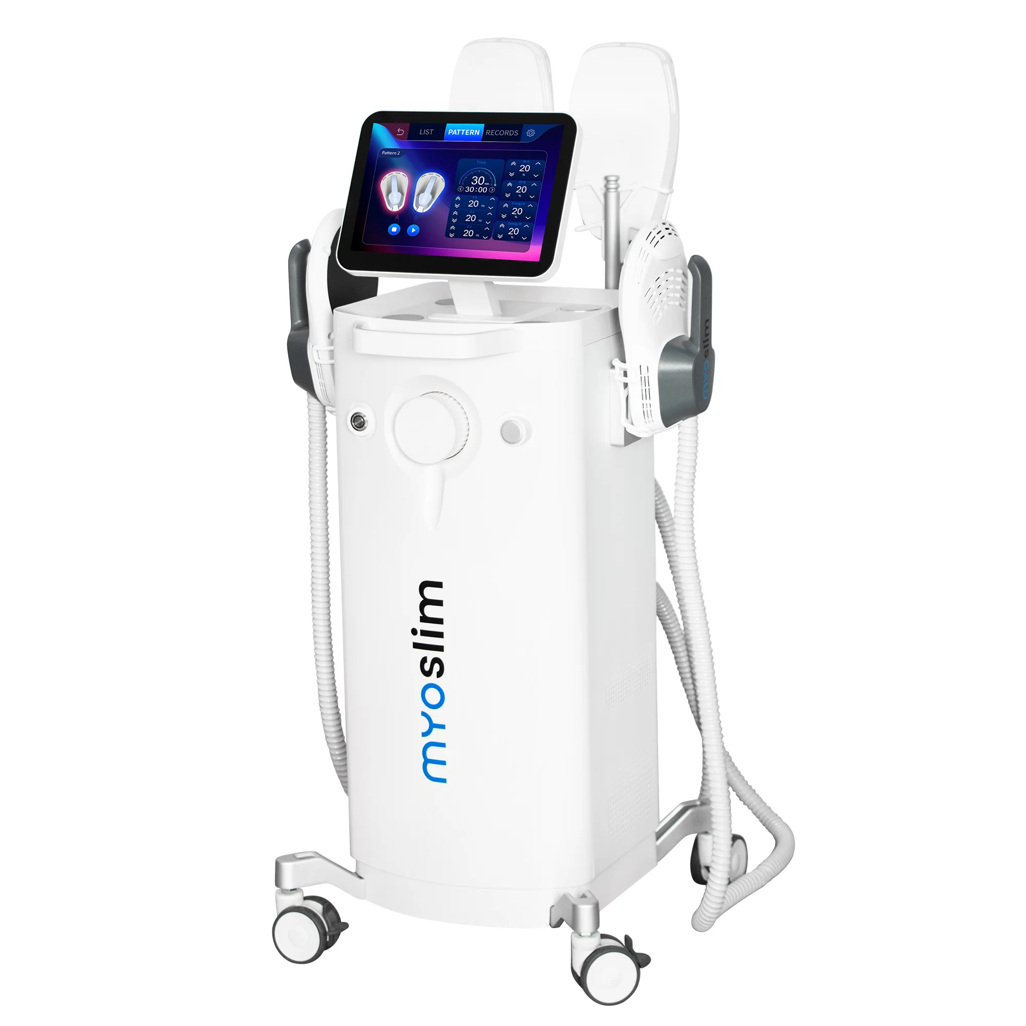 Фото Аппарат MYOslim Sculpt 6500 Вт: EMS RF для сжигания жира, стимуляции мышц и коррекции фигуры, 15 электромагнитных терапий №4