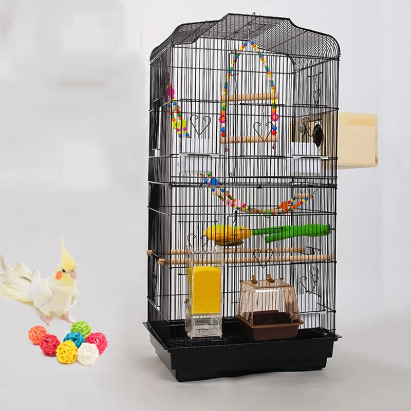 

Large Parrot Cage Luxury Bird Cage Multifunctional Convenient Portable Peony Breeding Cage Nest Bird Nest Pet Bird Supplies