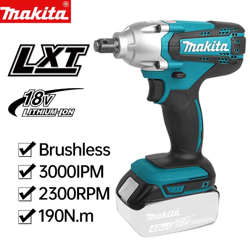 

Гайковерт Makita ударный аккумуляторный, 18 в, 1/2 нм, дюйма