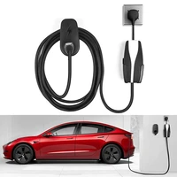 car charging cable organizer for tesla model 3 y wall connector holder charger adapter bracket with chassis holder accessories