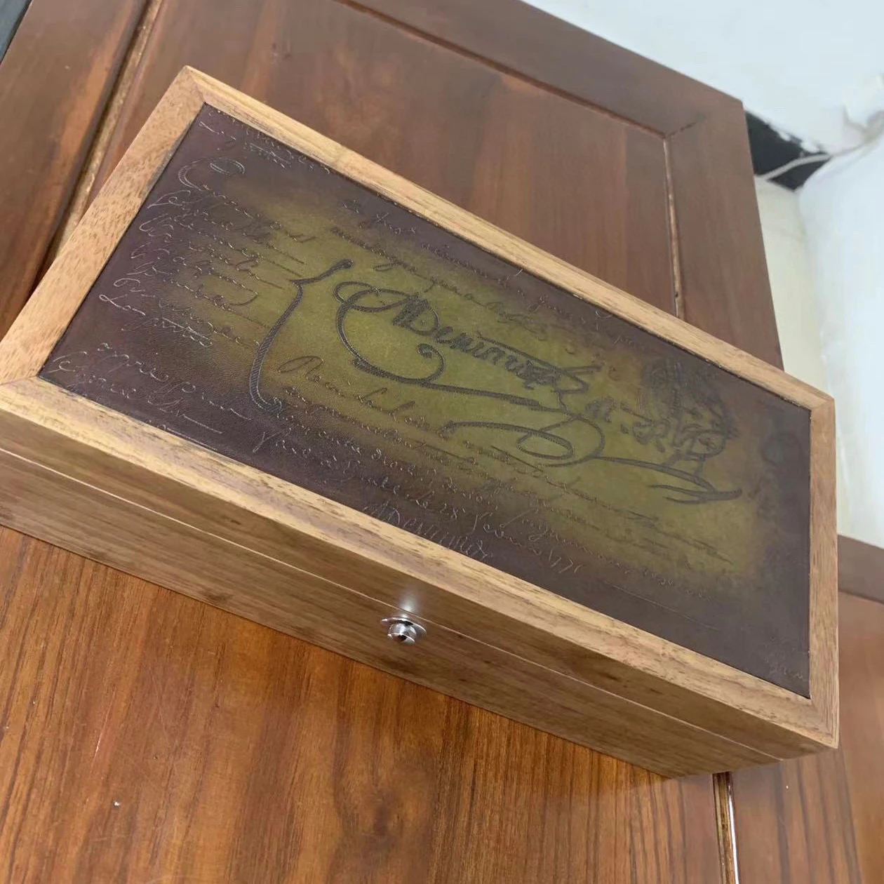 Seetoo импортный орех телячья кожа коробка для хранения защита часов маленькая