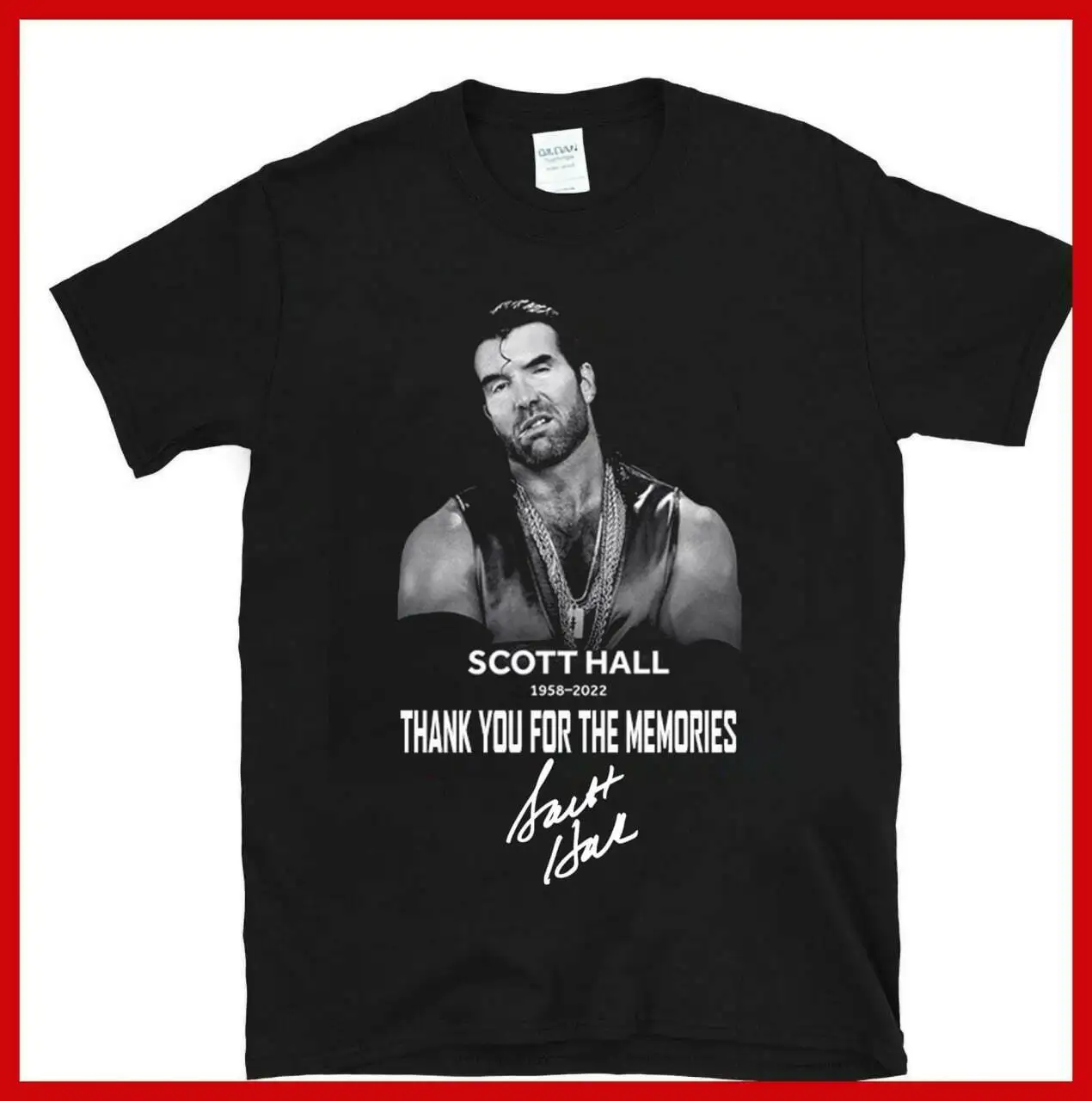 

NEW Razor Ramon RIP Scott Hall 1959-2022 Shirt Thank You Scott Hall T-Shirt