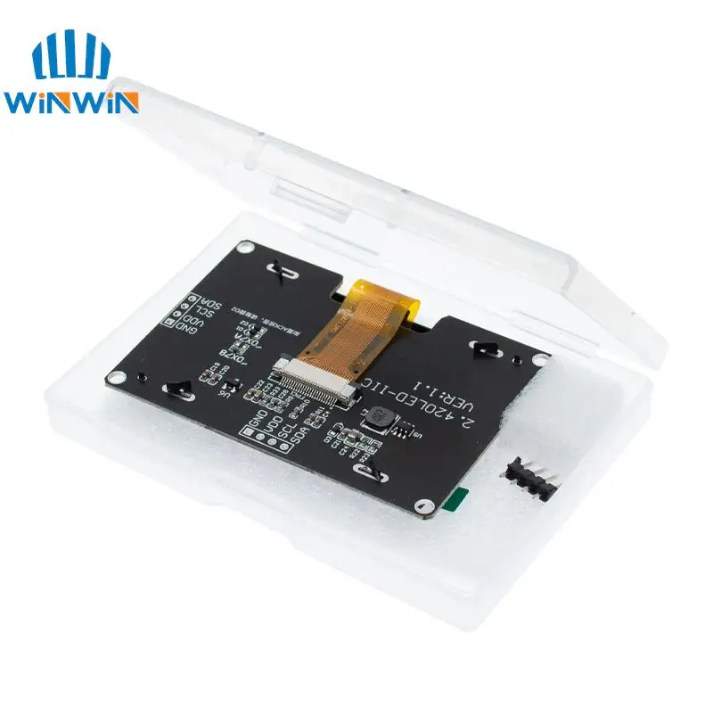 Модуль OLED-дисплея 2 4 дюйма для Arduino UNO R3 C51