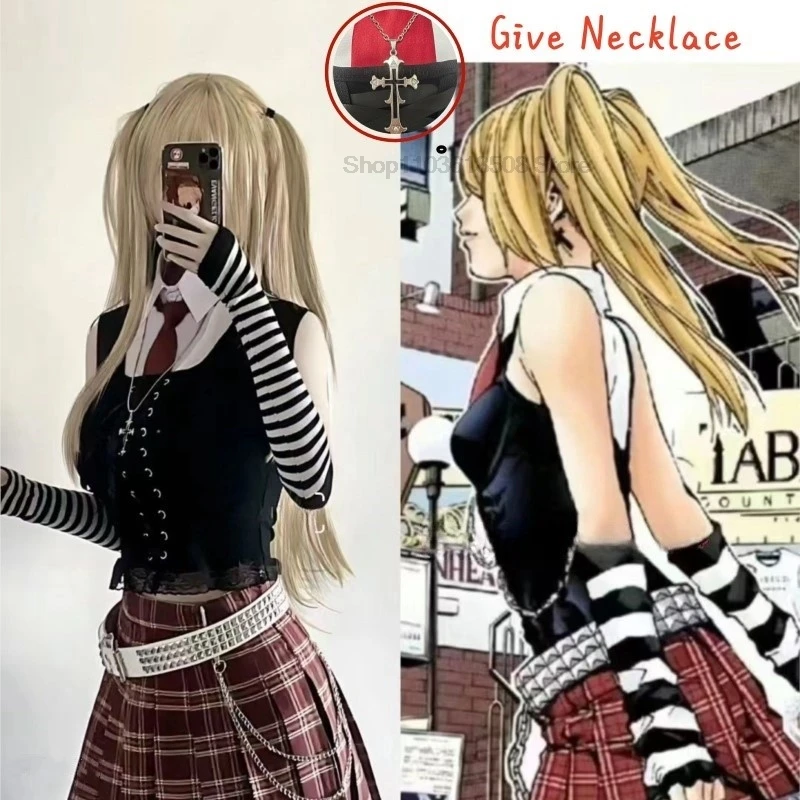 Костюм Misa Amane Note Death для косплея цвет в ассортименте