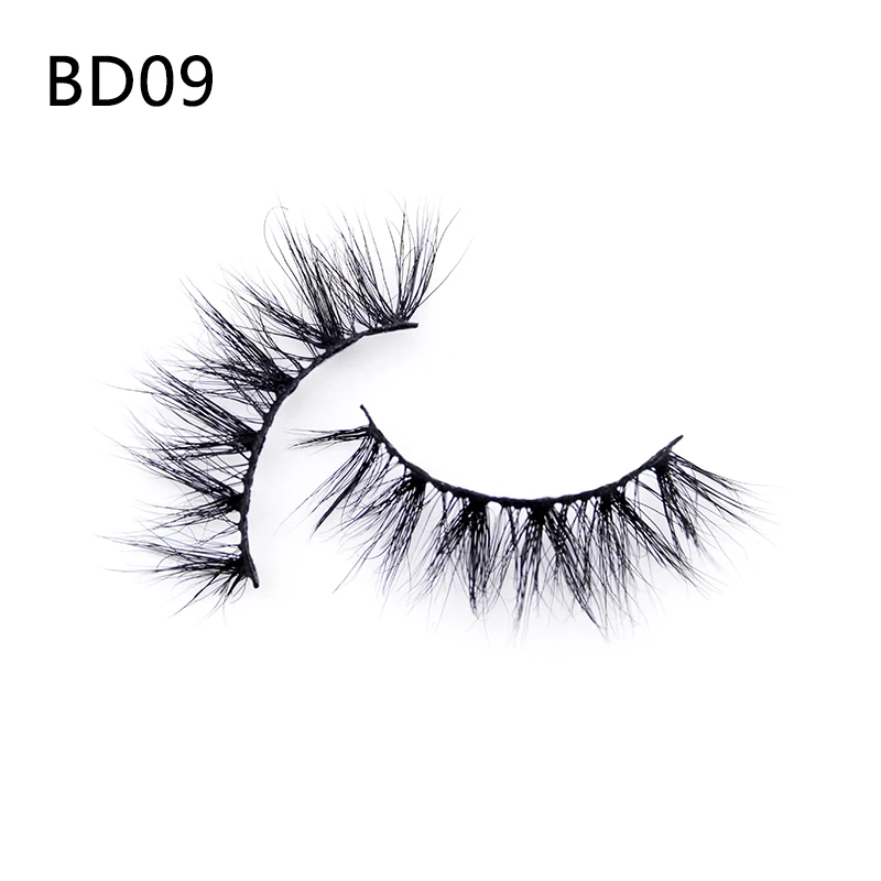 

3D Real Mink False Eyelash Strip Mink Lashes Bulk Thick Fake False Eyelashes Wholesale Makeup Beauty Handmade