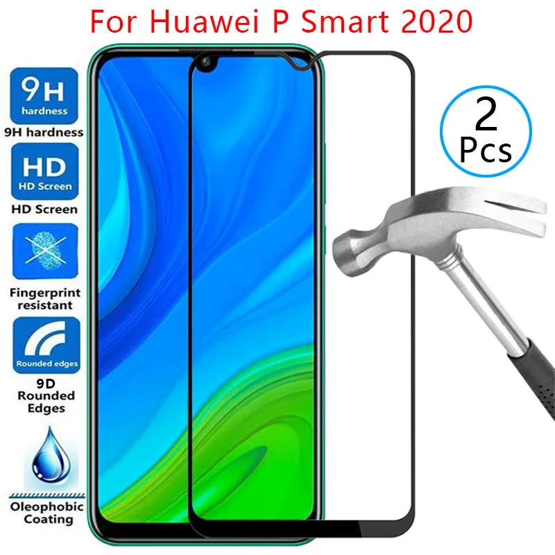

Защитный экран 9d, чехол из закаленного стекла для huawei p smart 2020, чехол для psmart2020, psmart smar, smart, защитный чехол для телефона